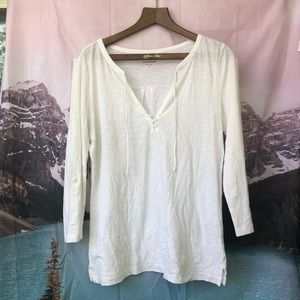 White peasant top